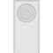 Ekena Millwork Standard Foster Bullseye Plinth Block with Beveled Edge, 3 1/2"W x 7"H x 1"P PBP035X070X100FOS03 - alternate 3
